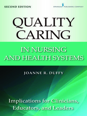 cover image of Quality Caring in Nursing and Health Systems